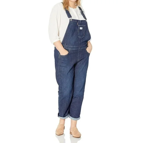 Levi&s Womens Plus Denim Solid Overall Jeans, Women's, Size: 22W, Blue