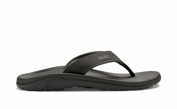 Olukai Men's Ohana Black, Dark Shadow, 9