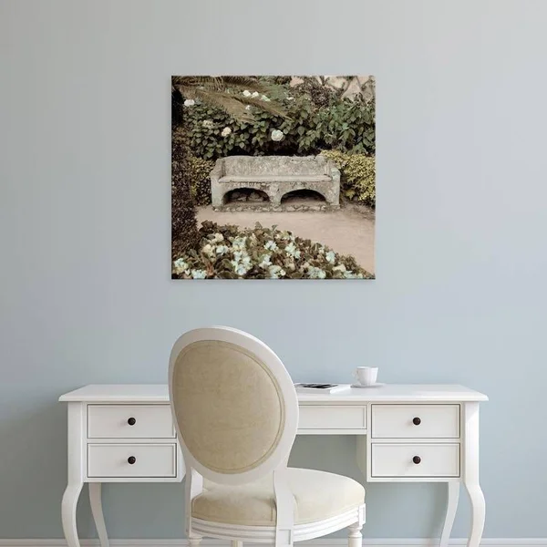 Easy Art Prints Alan Blaustein's 'Campagna #1 Color' Premium Canvas Art - 12 x 12 - Classic Black Frame