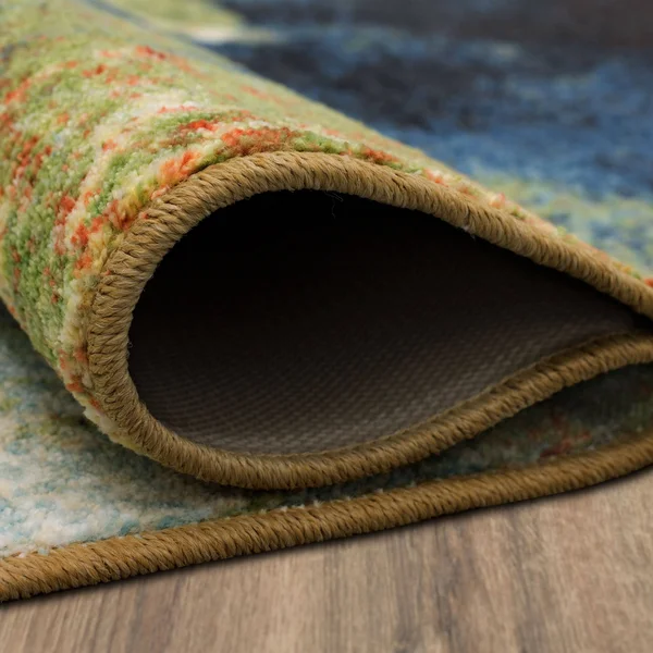 Mohawk Aurora Marble Ink Indoor Area Rug