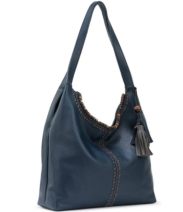 The Sak Huntley Hobo Bag, Indigo Crochet Leather