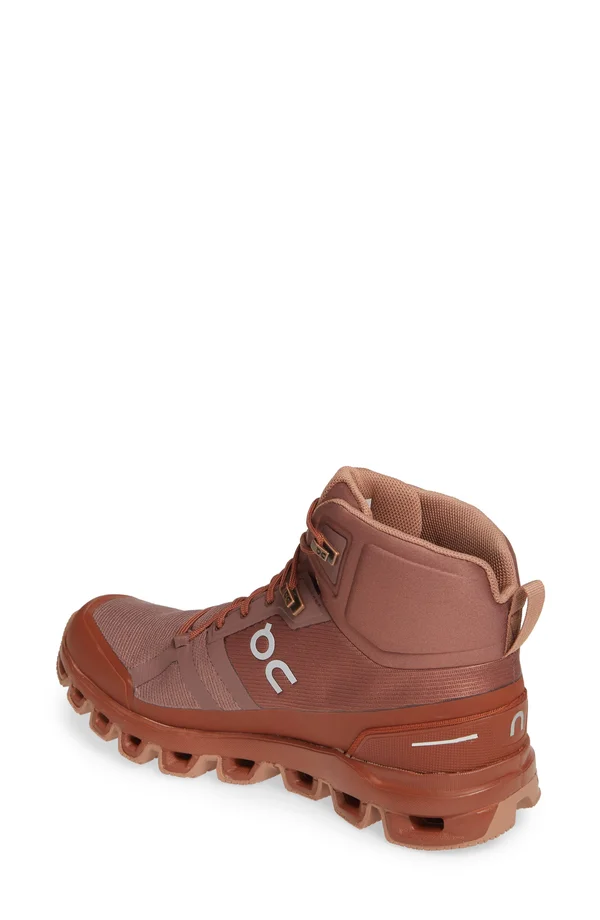 on Running Women's Cloudrock Waterproof Grape/Hazel - 5, M