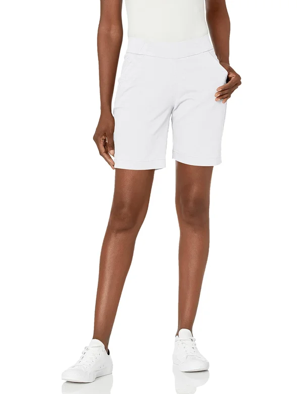Jag Jeans Plus Women's Gracie 8x22 Shorts - White - Size 18W