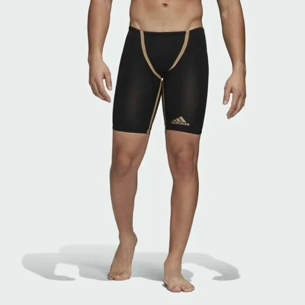 Adidas Swim, Nwt Adidas Mens 20 Adizero XX FS Jammers, Color: Black/Gold, Size: 20, Penshmark&s Closet