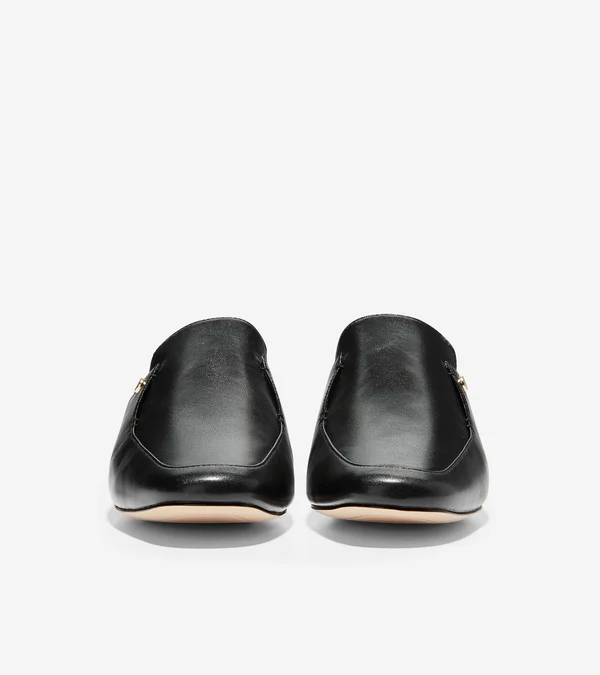 Cole Haan Ryan Mule Black Leather - Men's, Size: 8 B (Medium)