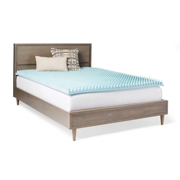 Slumber Solutions Gel Highloft 3-Inch Memory Foam Mattress Topper Twin
