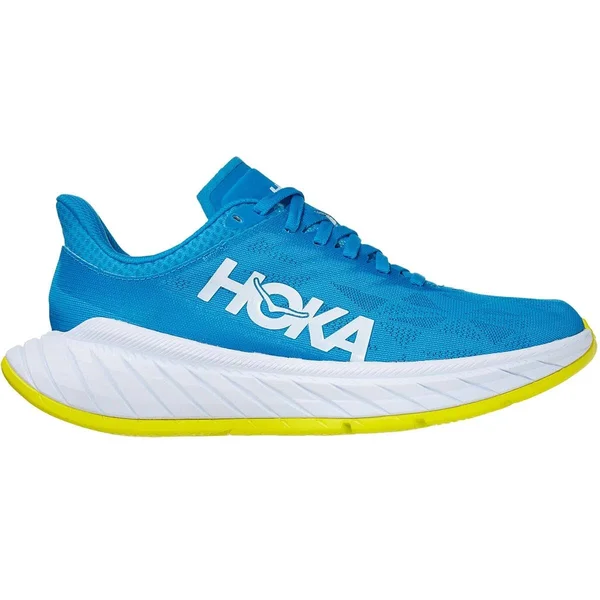 Hoka One One Women's Carbon x 2 Shoe - 10.5 - Diva Blue - Citrus