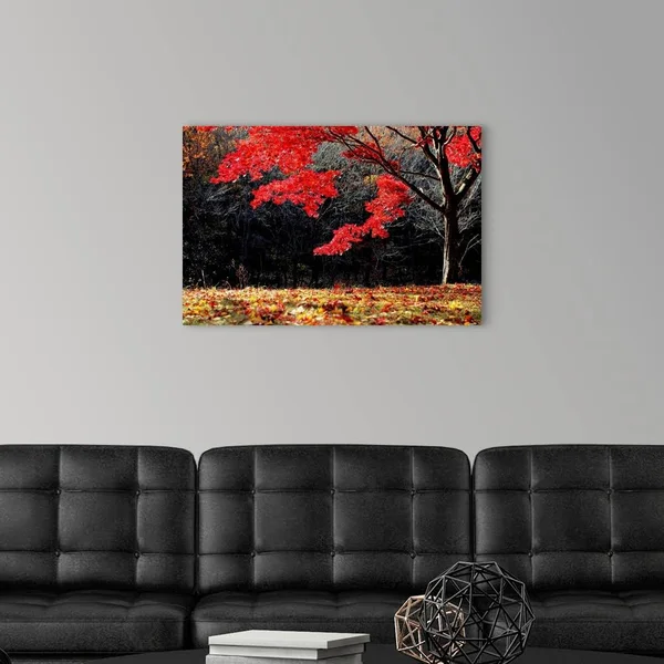 Red Tree, Large Solid-Faced Canvas Wall Art Print, Great Big Canvas