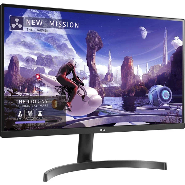 LG 27QN600-B 27x22 QHD IPS HDR10 Monitor with AMD FreeSync