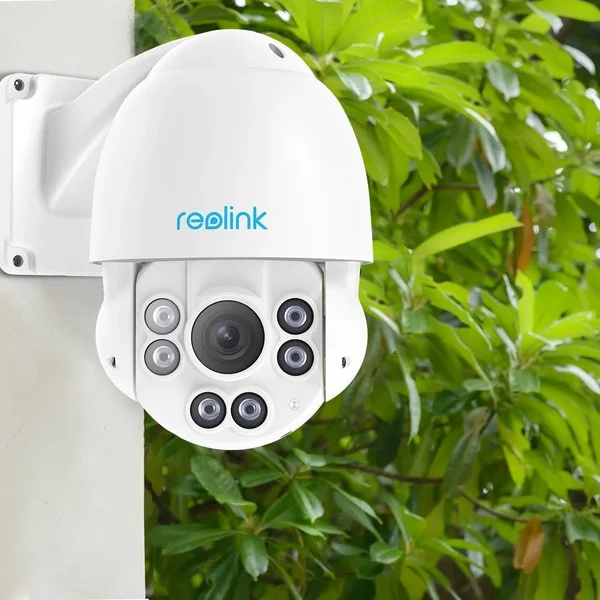 Reolink PTZ Security Camera PoE 5MP Super HD Pan Tilt 4X Optical Zoom Dome Outdo