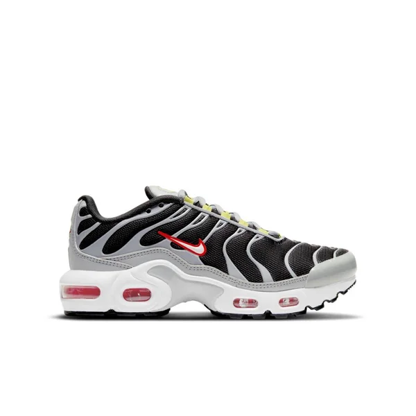 Nike Air Max Plus Big Kids& Shoes in Grey - Size: 4Y, CD0609-013