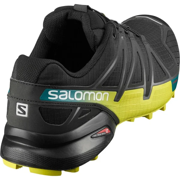 Salomon Men's Speedcross 4 Trail Running Shoes (Sulphur/Everglade/Black - 8)