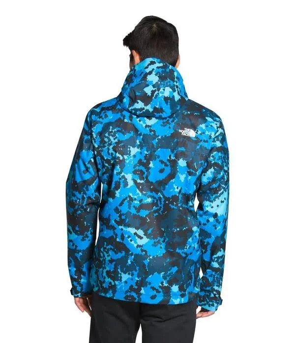 The North Face Men's Millerton Jacket - Medium - Clear Lake Blue Digi Topo Print