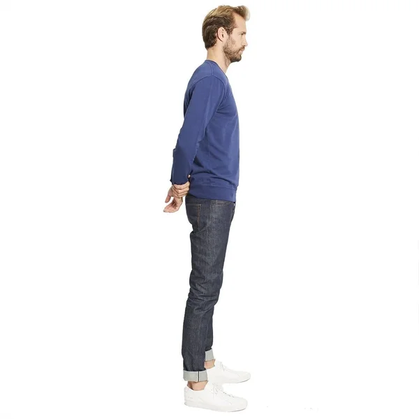 Goodlife Men's Micro Terry Crewneck Sweatshirt - LT. Heather Grey