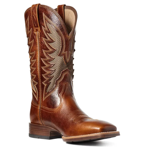 Ariat Men's VentTEK Ultra Gingersnap Brown Square Toe Boots 10035938