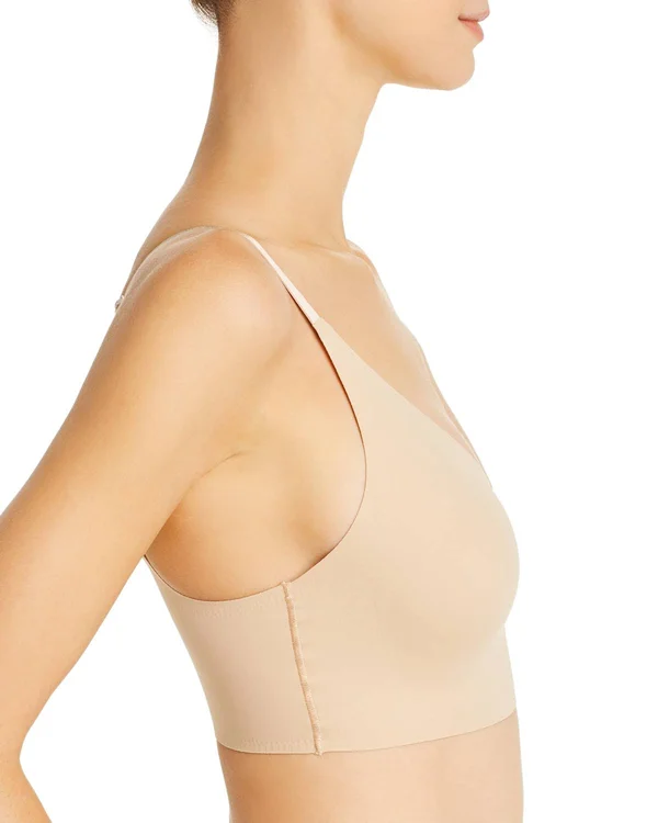 Calvin Klein Women's Invisibles Lightly Lined Triangle Bralette - Pink - XL