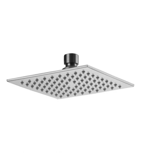 Jaclo 6x22 Wall/Ceiling Mount Single-Function Square Rain Machine Showerhead in Satin Chrome - Flow Rate: 1.5 GMP, SKU: S207-1.5