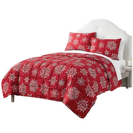 Snowflake Quilt Set by Oakridge - Sold by Miles Kimball