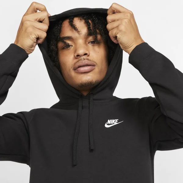 Nike Sportswear Pullover Hoodie, Size: Xxxl, Black